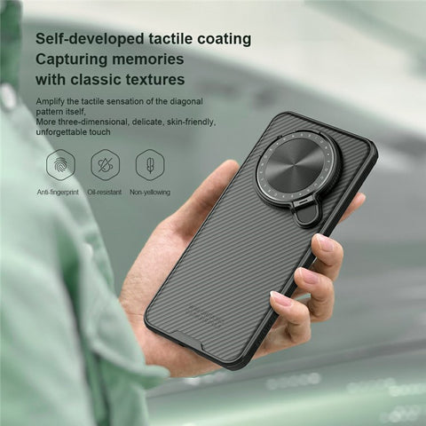 NILLKIN Camshield Prop Series for Huawei Mate 70 Case Translucent Slide Camera Protection PC + TPU Phone Cover