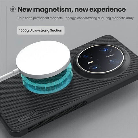 NILLKIN Frosted Shield Pro for Huawei Mate 70 Pro  /  Mate 70 Pro+ Magnetic Case PC+TPU Phone Cover