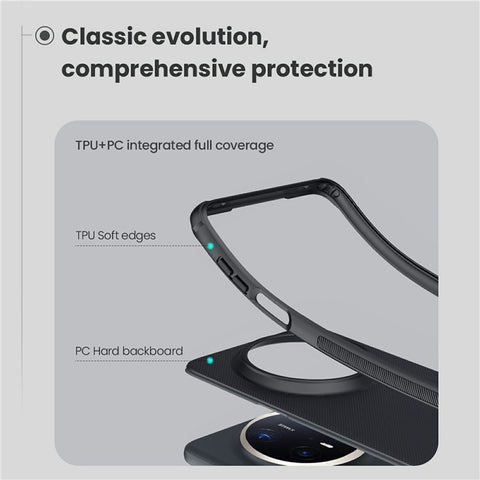 NILLKIN Frosted Shield Pro for Huawei Mate 70 Pro  /  Mate 70 Pro+ Magnetic Case PC+TPU Phone Cover