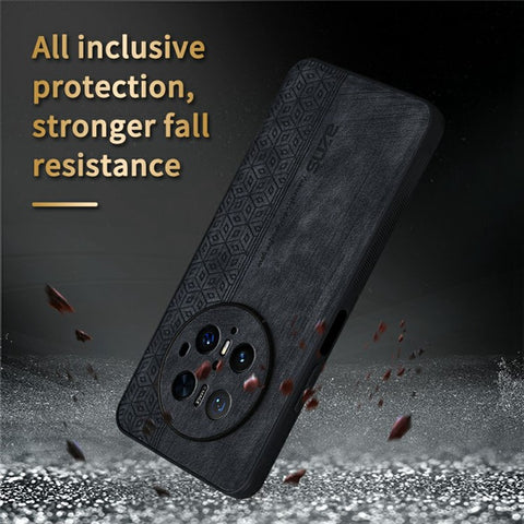 AZNS For Huawei Mate 70 Pro Case Protective PU Leather Covered TPU Phone Shell