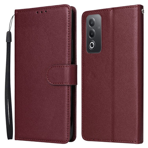 Wallet Phone Case for Oppo A80 5G / A3 Pro (India) 5G / A3 Pro (Global) 5G / K12x 5G (India) / A3x 5G (China) PU Leather Phone Cover