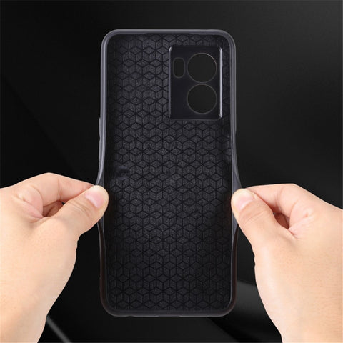 AZNS For Oppo A57 (2022) 5G / A77 5G / Realme Q5i / V23 4G Imprinted Pattern Phone Case PU Leather Coated TPU Shockproof Shell