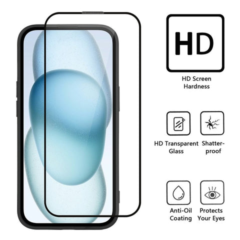 WANLONFENG MF Series for Huawei Pura 70 Case TPU+Acrylic Clear Phone Cover with Tempered Glass Film