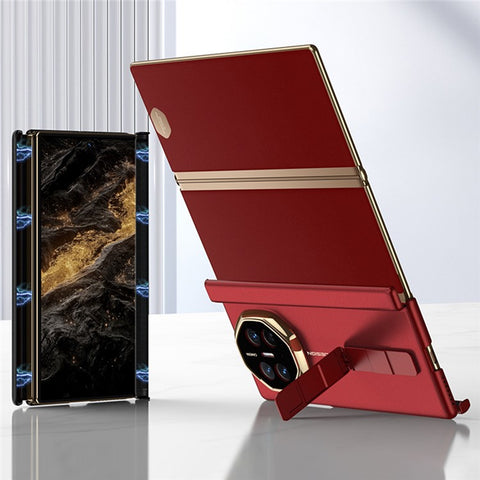 GKK For Huawei Mate XT Ultimate Case Magnetic Folding Full Protection PC PU Leather Slim Phone Cover