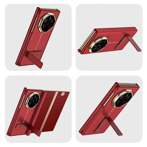 GKK For Huawei Mate XT Ultimate Case Magnetic Folding Full Protection PC PU Leather Slim Phone Cover