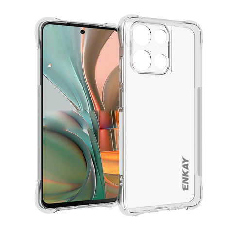 ENKAY HAT PRINCE For Motorola Moto G Play (2025) 4G Clear Phone Case   Shockproof Anti-Slip TPU Cover