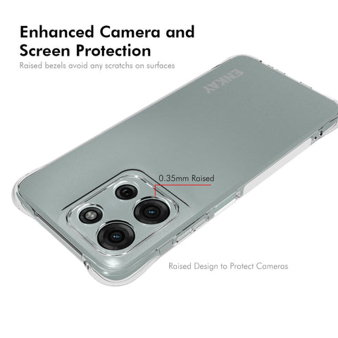 ENKAY HAT PRINCE For Motorola Moto G Play (2025) 4G Clear Phone Case   Shockproof Anti-Slip TPU Cover