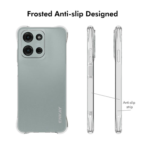 ENKAY HAT PRINCE For Motorola Moto G Play (2025) 4G Clear Phone Case   Shockproof Anti-Slip TPU Cover
