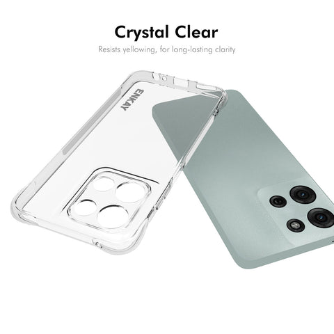 ENKAY HAT PRINCE For Motorola Moto G Play (2025) 4G Clear Phone Case   Shockproof Anti-Slip TPU Cover