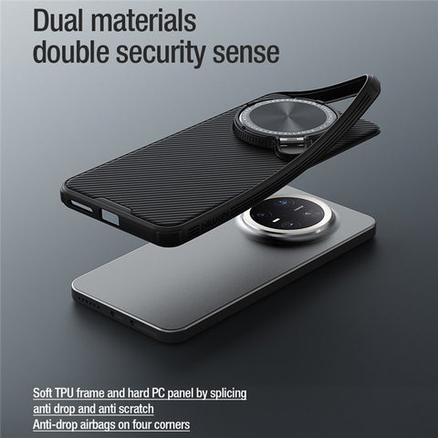 NILLKIN Camshield Prop Magnetic Series for Huawei Mate 70 Pro+  /  Mate 70 Pro Magnetic Case PC+TPU Phone Cover with Camera Cover