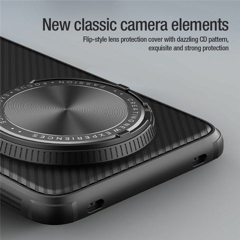 NILLKIN Camshield Prop Magnetic Series for Huawei Mate 70 Pro+  /  Mate 70 Pro Magnetic Case PC+TPU Phone Cover with Camera Cover
