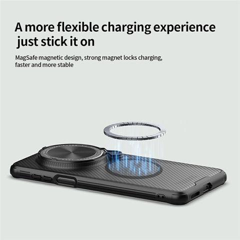 NILLKIN Camshield Prop Magnetic Translucent Series for Huawei Mate 70 Pro+ / 70 Pro Case TPU+PC Phone Cover with Camera Lid