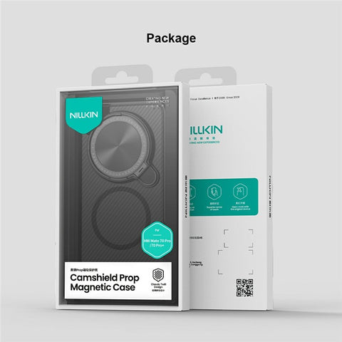 NILLKIN Camshield Prop Magnetic Translucent Series for Huawei Mate 70 Pro+ / 70 Pro Case TPU+PC Phone Cover with Camera Lid