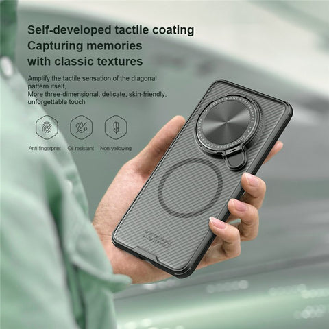 NILLKIN Camshield Prop Magnetic Translucent Series for Huawei Mate 70 Pro+ / 70 Pro Case TPU+PC Phone Cover with Camera Lid