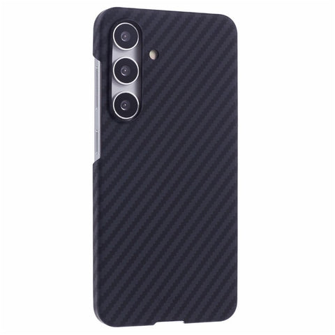 X-LEVEL For Samsung Galaxy S25 Magnetic Case Ultra-Thin PC Hard Phone Cover Carbon Fiber Texture