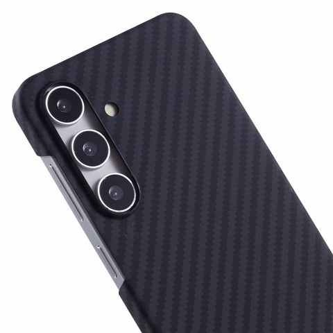 X-LEVEL For Samsung Galaxy S25 Magnetic Case Ultra-Thin PC Hard Phone Cover Carbon Fiber Texture