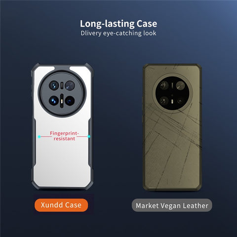 XUNDD For Huawei Mate 70 Case Dropproof TPU + Acrylic Clear Back Phone Cover