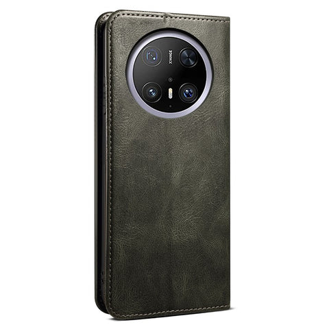 For Huawei Mate 70 Case Crazy Horse Texture Waxy Leather Wallet Stand Phone Cover