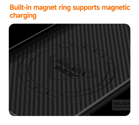 SULADA For Samsung Galaxy S25 Gentleman Series Aramid Fiber Texture Metal Buttons Magnetic Camera Protection Case
