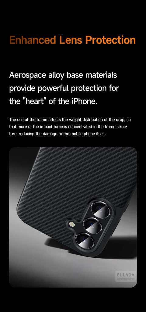 SULADA For Samsung Galaxy S25 Gentleman Series Aramid Fiber Texture Metal Buttons Magnetic Camera Protection Case