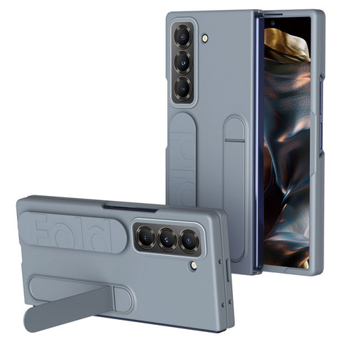 Kickstand Wristband Phone Case for Samsung Galaxy Z Fold Special PC Silicone Mobile Cover