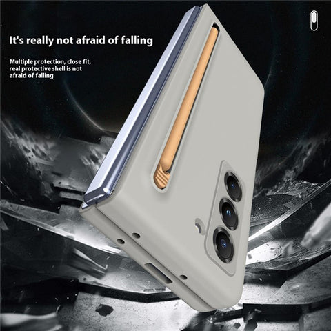 Phone Case with Stylus for Samsung Galaxy Z Fold Special Hard PC Back Cover