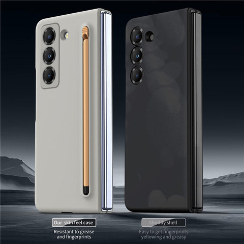 Phone Case with Stylus for Samsung Galaxy Z Fold Special Hard PC Back Cover