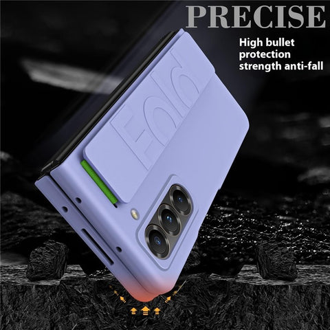 Wristband Phone Case for Samsung Galaxy Z Fold Special Rubberized Hard PC Mobile Cover