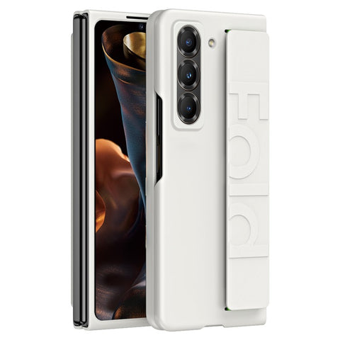 Wristband Phone Case for Samsung Galaxy Z Fold Special Rubberized Hard PC Mobile Cover