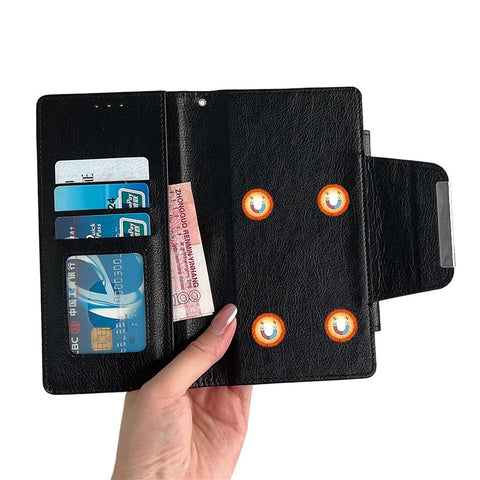For Samsung Galaxy S25 Detachable Cover PU Leather 2 in 1 Magnetic Wallet Phone Case