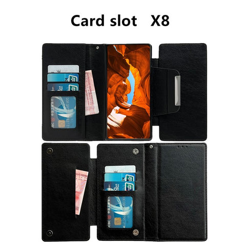 For Samsung Galaxy S25 Detachable Cover PU Leather 2 in 1 Magnetic Wallet Phone Case