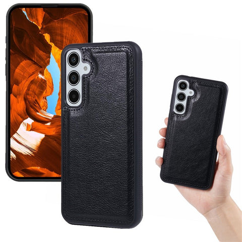 For Samsung Galaxy S25 Detachable Cover PU Leather 2 in 1 Magnetic Wallet Phone Case
