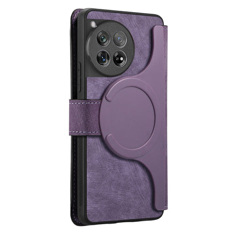 CASENEO For OnePlus 12 5G Magnetic Case  Detachable Leather Phone Wallet Cover