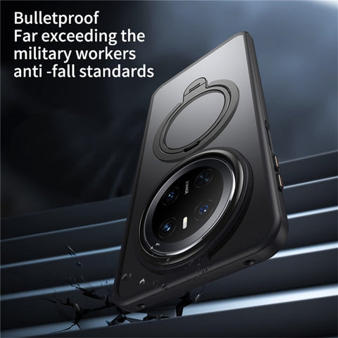 For Huawei Mate 70 Phone Magnetic Case Kickstand Matte Back Cover