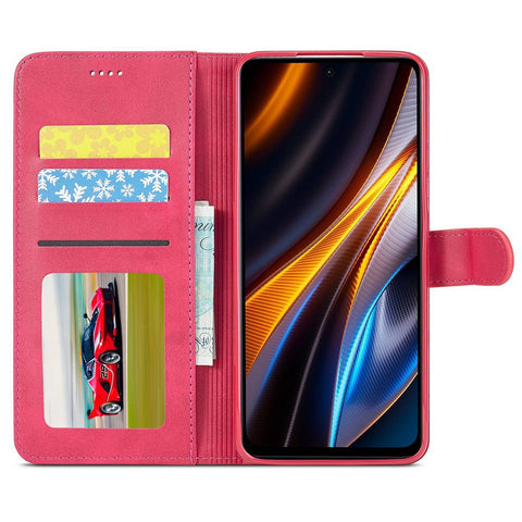 LC.IMEEKE For Xiaomi Redmi 10 5G / Poco M5 4G / M4 5G / Redmi Note 11E 5G / Redmi 10 Prime+ 5G / 11 Prime 5G Phone Wallet Case PU Leather Stand Magnetic Phone Cover