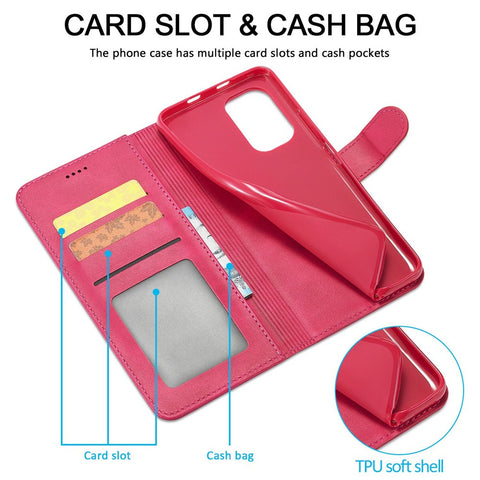 LC.IMEEKE For Xiaomi Redmi 10 5G / Poco M5 4G / M4 5G / Redmi Note 11E 5G / Redmi 10 Prime+ 5G / 11 Prime 5G Phone Wallet Case PU Leather Stand Magnetic Phone Cover