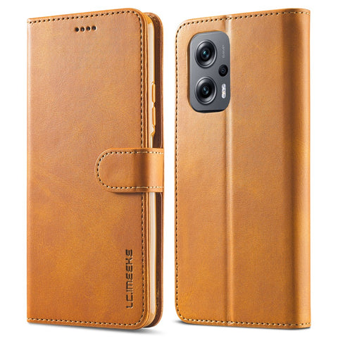 LC.IMEEKE For Xiaomi Redmi 10 5G / Poco M5 4G / M4 5G / Redmi Note 11E 5G / Redmi 10 Prime+ 5G / 11 Prime 5G Phone Wallet Case PU Leather Stand Magnetic Phone Cover