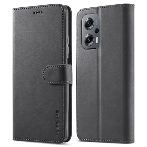 LC.IMEEKE For Xiaomi Redmi 10 5G / Poco M5 4G / M4 5G / Redmi Note 11E 5G / Redmi 10 Prime+ 5G / 11 Prime 5G Phone Wallet Case PU Leather Stand Magnetic Phone Cover
