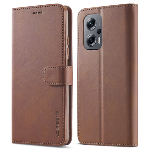 LC.IMEEKE For Xiaomi Redmi 10 5G / Poco M5 4G / M4 5G / Redmi Note 11E 5G / Redmi 10 Prime+ 5G / 11 Prime 5G Phone Wallet Case PU Leather Stand Magnetic Phone Cover