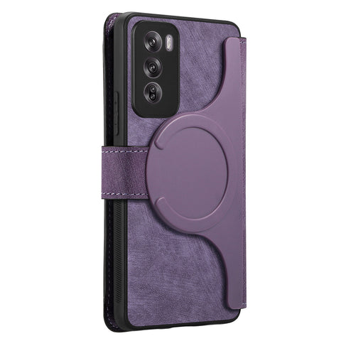 CASENEO For Oppo Reno12 5G (Global) Magnetic Case  Detachable Leather Phone Wallet Cover