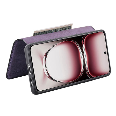 CASENEO For Oppo Reno12 5G (Global) Magnetic Case  Detachable Leather Phone Wallet Cover
