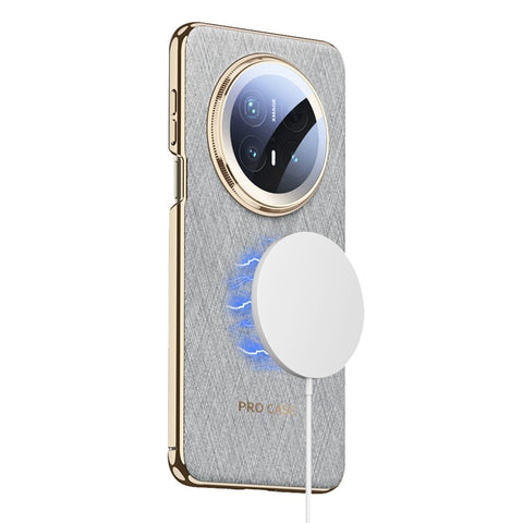 GKK For Huawei Mate 70 Pro / 70 Pro+ Magnetic Case Electroplated PU + TPU + PC Phone Cover