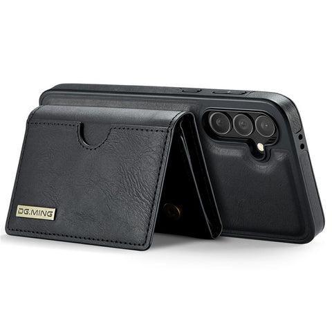 DG.MING M6 Series For Samsung Galaxy S24+ Case Magnetic Wallet PU + PC + TPU Phone Cover