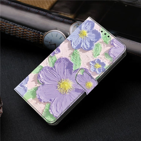 For Samsung Galaxy S25+  /  S24+ Case Pattern Printing Anti-Drop Leather Flip Wallet Phone Cover