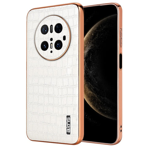 AZNS For Huawei Mate 70 Pro / 70 Pro+ Case Electroplating Crocodile Texture PU + TPU Phone Cover