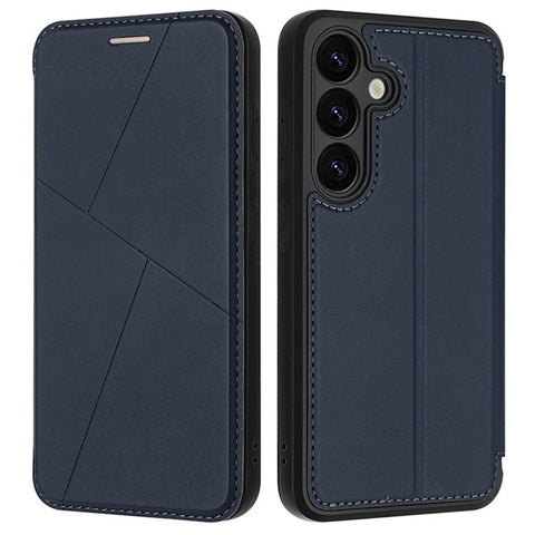 For Samsung Galaxy S24 Case Magnetic Closure Card Slot Leather Flip Phone Cover