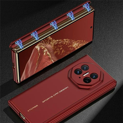 GKK For Huawei Mate XT Ultimate Case Skin Feel Ultra Thin Magnetic Hinge TPU Phone Back Cover