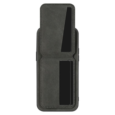 For Samsung Galaxy S25 Case Card Holder Kickstand Anti Drop PC + TPU + PU Leather Back Cover