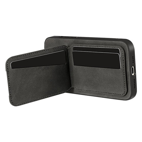For Samsung Galaxy S25 Case Card Holder Kickstand Anti Drop PC + TPU + PU Leather Back Cover