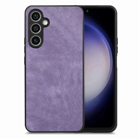For Samsung Galaxy S23 FE Case Shockproof Slim Retro Leather Phone Back Cover